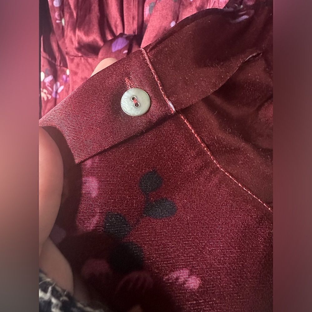 NWT Vince | Forsythia Long Sleeve Shaped Collar Tie-Front Dress 2X - Picture 6 of 10